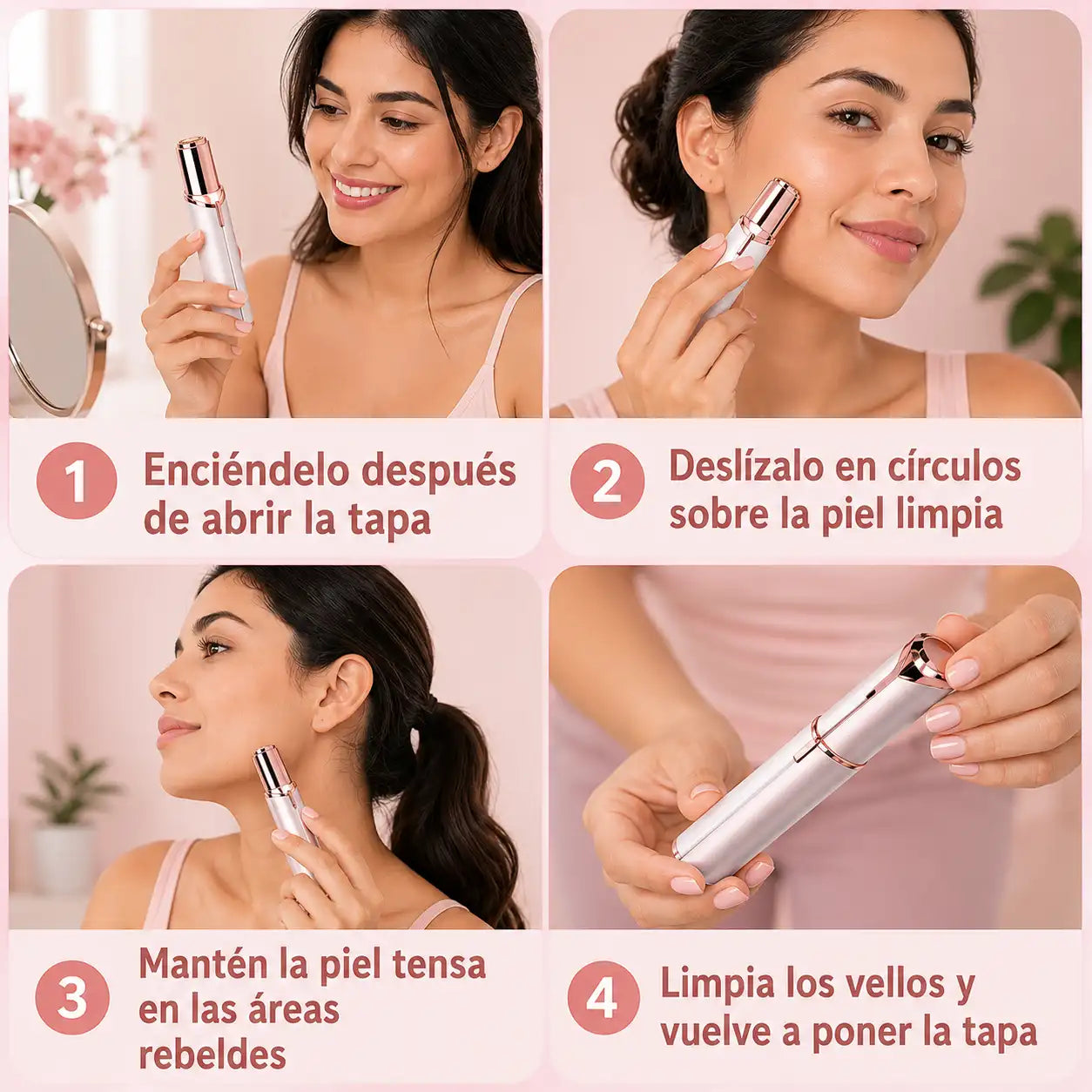 REMOVEDOR DE VELLO FACIAL PARA MUJER